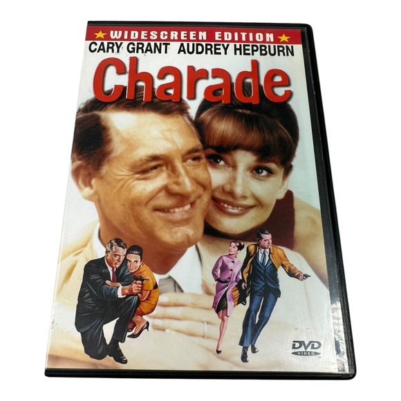 Charade DVD Widescreen Edition Cary‎ Grant Audrey Hepburn Movie Film - Picture 1 of 4